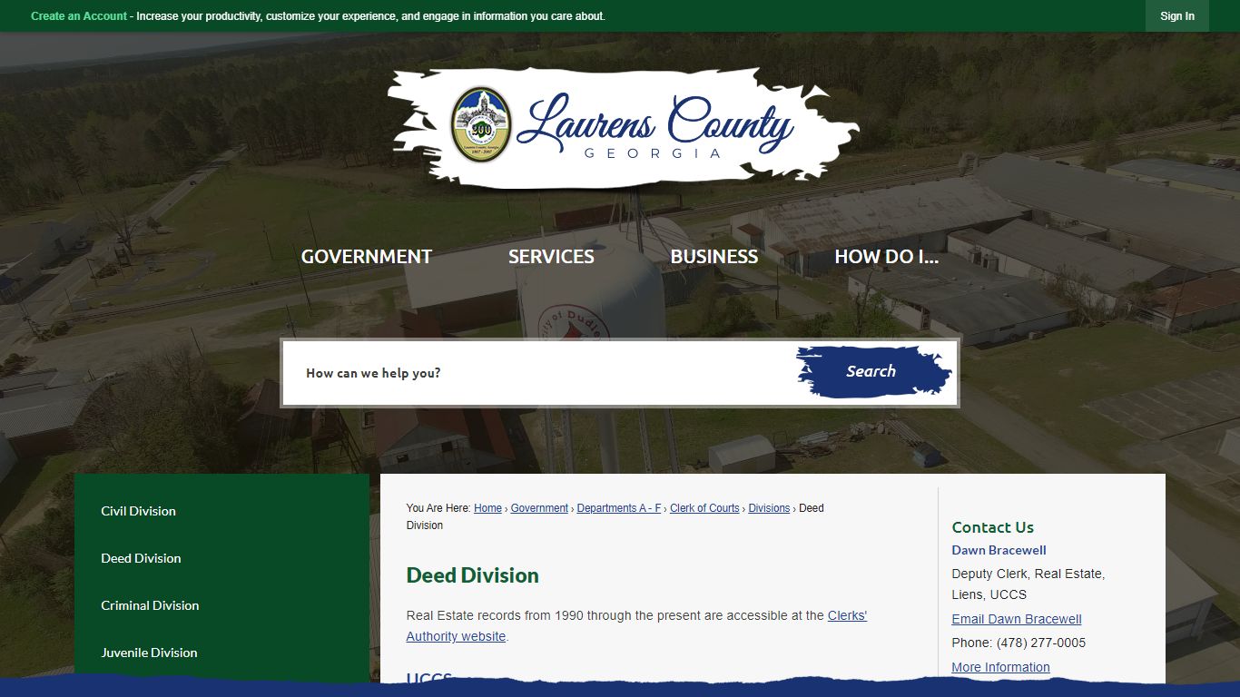 Deed Division | Laurens County, GA